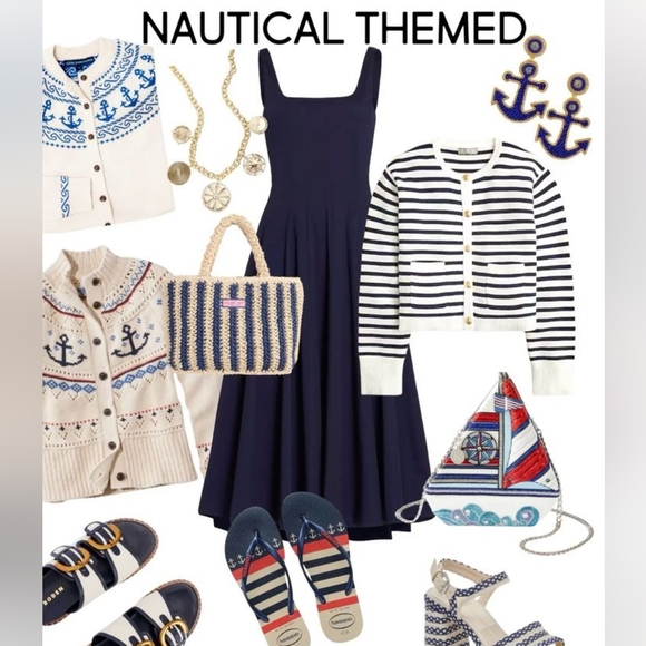 Lands' End Navy Cotton Silk Sleeveless Dress Size 6 Quiet Luxury Preppy Coastal - Picture 8 of 11